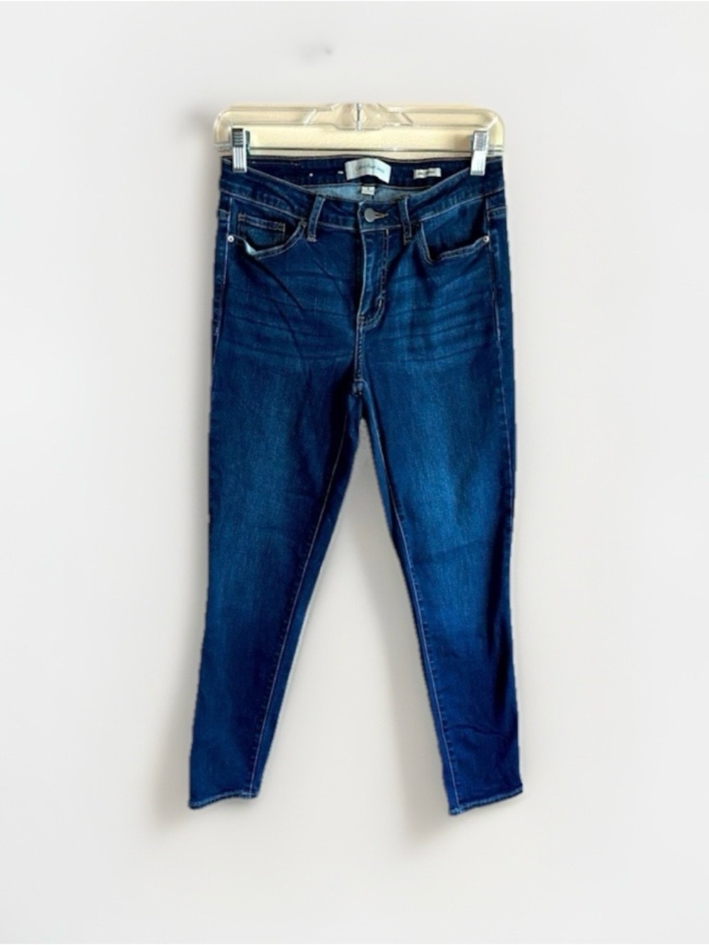 Calvin Klein Jeans Womens Ankle Skinny Dark Wash Denim Blue Jeans Size 6